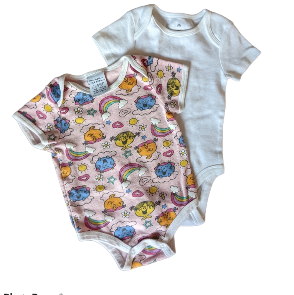 Set of two bodysuits/onesies